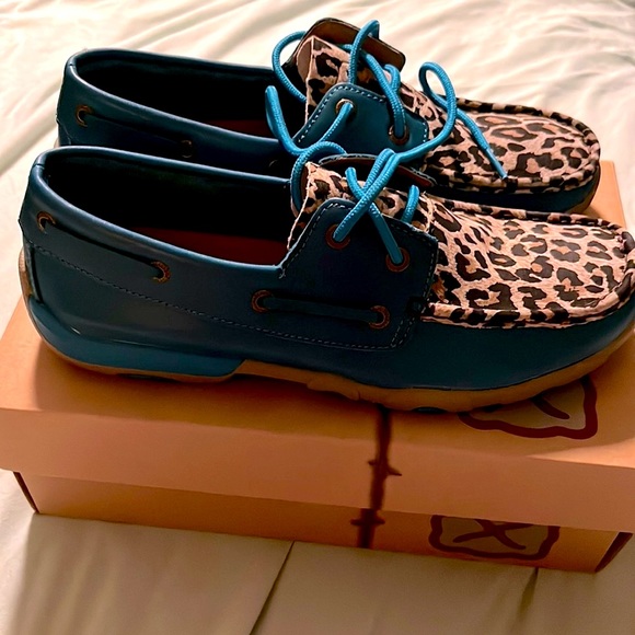 New Twisted X women’s driving Mocs 8 1/2 - Picture 2 of 11